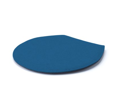 Coussin d'assise pour Chaise Fourmi, Avec rembourrage, Pétrole