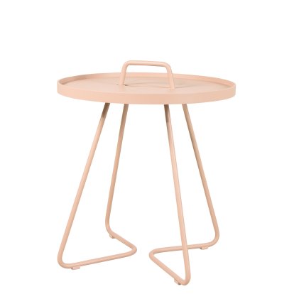 Table d'appoint On-the-move, Petit - H 54 cm x Ø 44 cm, Rose clair