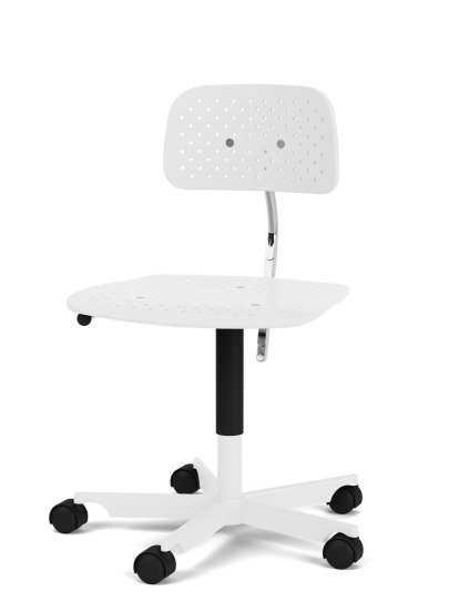 Chaise de bureau Kevi Air, B / 50 - 63 cm, Snow