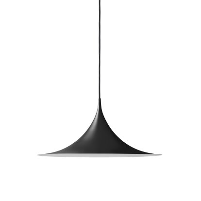 Suspension Semi, Ø 47 cm, Noir, mat