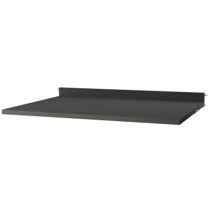 Plateau de bureau String System, Laqué gris foncé, L 78 cm x P 58 cm