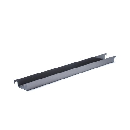 Chemin de câbles Eiermann, Pour cadre de table de 110 cm (Eiermann 1), Acier brut