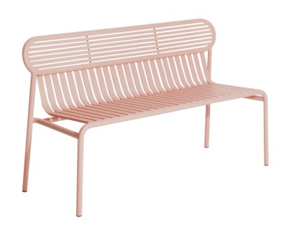 Banc  Week-End, Avec dossier, Blush