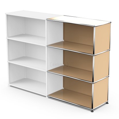 Kit d’extension horizontale USM Haller 3, Beige USM, 35 cm
