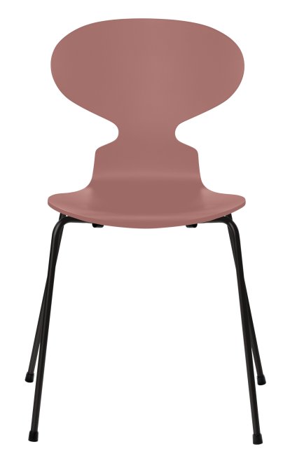 Chaise Fourmi (Ant), Laqué, Rose sauvage, Noir