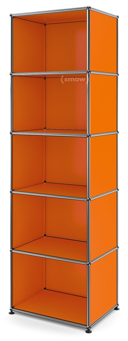 Bibliothèque 50 USM Haller, Ouvert, Orange pur RAL 2004