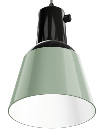 Suspension K831, Vert pâle émaillée
