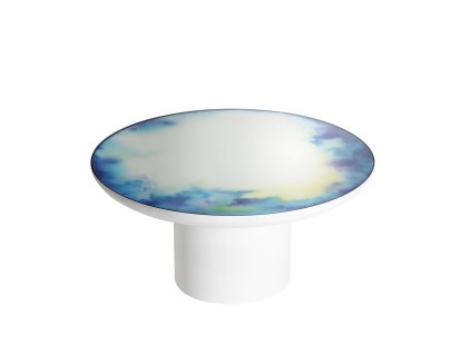 Table Francis, Ø 75 cm, Blanc