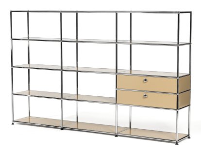 Étagère de salon XL Type 2 USM Haller, Beige USM