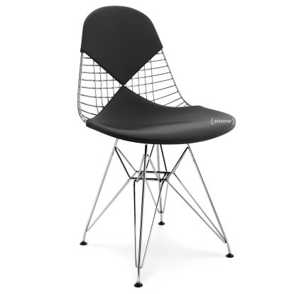 Coussin pour Wire Chair (DKR/DKX/DKW/DKL/LKR), Coussin pour assise et dossier (Bikini), Hopsak, Nero