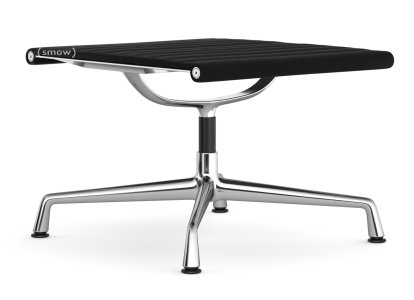 Aluminium Chair EA 125, Piétement chromé, Hopsak, Nero