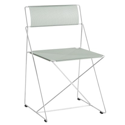 Chaise X-Line Outdoor, Tilleul clair, Galvanisé