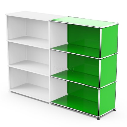 Kit d’extension horizontale USM Haller 3, Vert USM, 35 cm