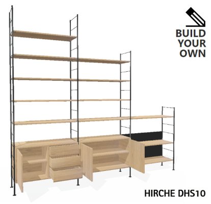 Configurateur d’étagère DHS 10 Hirche