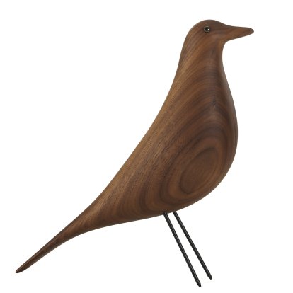 Eames House Bird , Noyer foncé, huilé