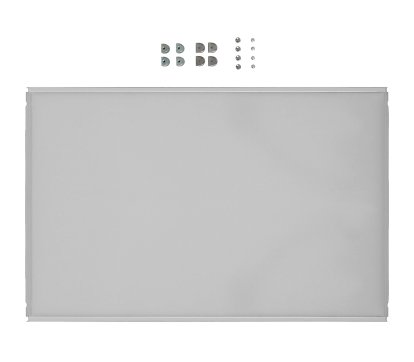 Tablette intermédiaire métallique pour étagère USM Haller, Argent mat USM, 75 cm x 50 cm