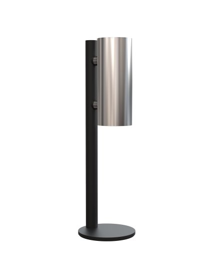 Nova distributeur de Désinfection De Table, Noir mat, Inox brossé