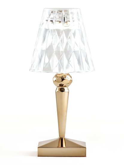 Lampe Battery, Or / cristal