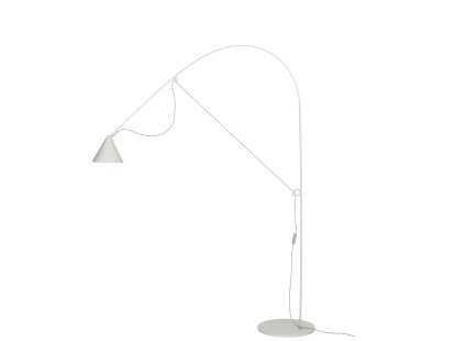 Lampadaire Ayno L, Gris soie, Gris, 2700 K