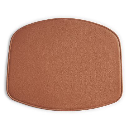 Coussin d'assise About A Chair , Pour AAC sans accoudoirs, Cuir Scozia, cognac