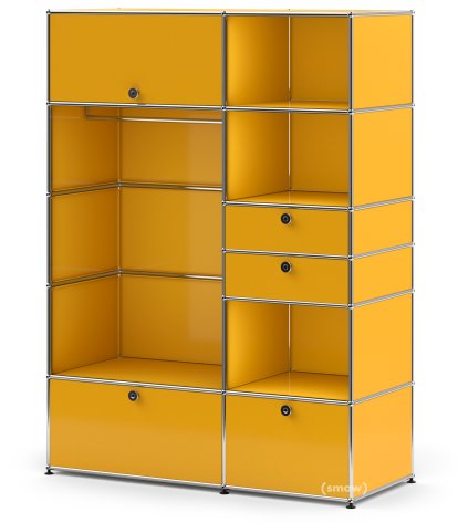 Armoire-penderie USM Haller Type 1, Jaune or RAL 1004