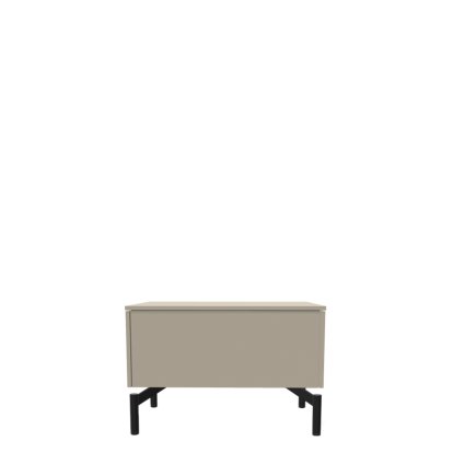 Buffet Aventa avec tiroirs, 60 cm, 1 Grille de hauteur, Mélamine gris pierre, Pieds en métal