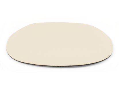 Coussin d'assise pour Eames Side Chairs, Avec rembourrage, Blanc laine