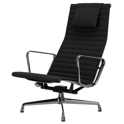 Aluminium Chair EA 124, Poli, Hopsak, Gris foncé