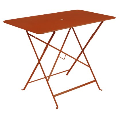 Table pliante Bistro , H 74 x L 97 x P 57 cm, Orange confite