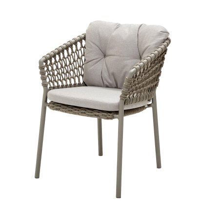 Chaise Ocean, Open soft Rope – Taupe, Natté - Sable