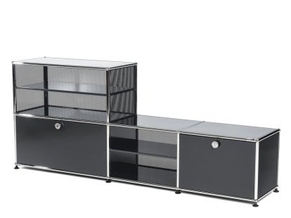 Étagère-banc de vestiaire Type 2 USM Haller, Anthracite RAL 7016