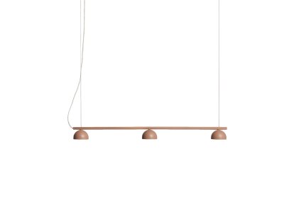 Suspension Blush Rail, 3 Abat-jour, Beige chaud