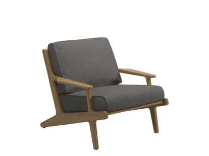 Fauteuil Lounge Bay , Granite, Sans repose-pieds