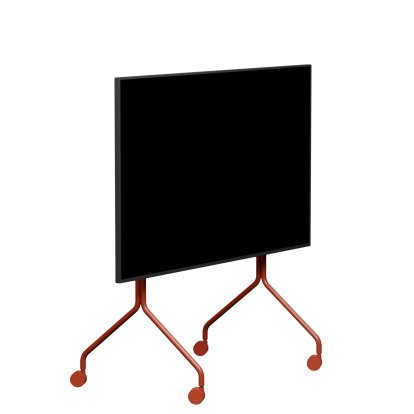 Support TV Moon, Regular, Rouge flamboyant