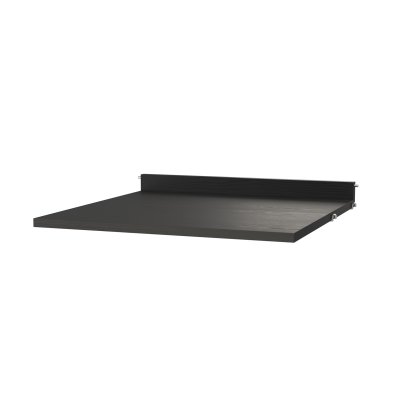 Plateau de bureau String System, Placage frêne noir, L 58 cm x P 58 cm