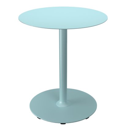 Table Pico, Bleu glacier, Rond (Ø 64 cm), Rond