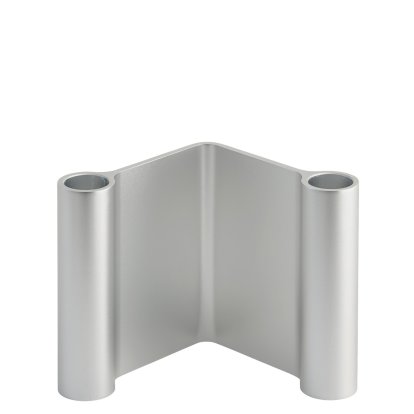 Bougeoir Pair, Aluminium, H 11 cm