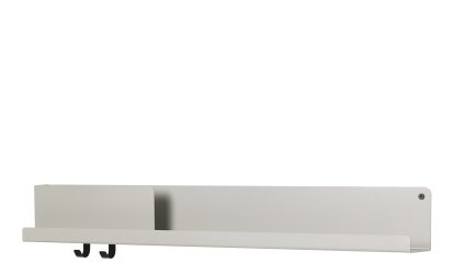 Etagère Folded Shelves, H 13 x L 96 cm, Gris