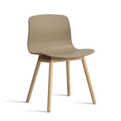 Chaise About A Chair AAC 12, Clay 2.0, Chêne laqué