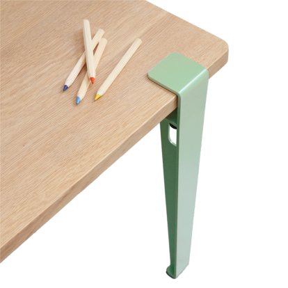 Bureau enfant Tiptoe, Chêne massif, Vert Dino