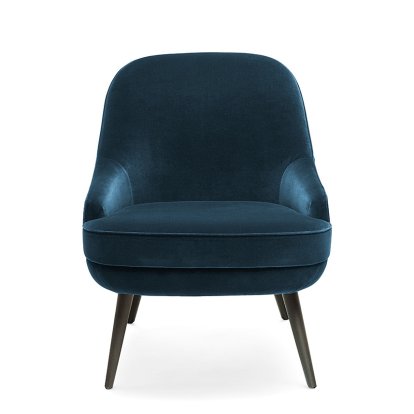 Fauteuil 375, Dossier bas, Tissu Harald jade foncée