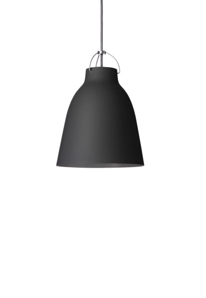 Suspension Caravaggio mat, P2 (Ø 25,8 cm), Noir