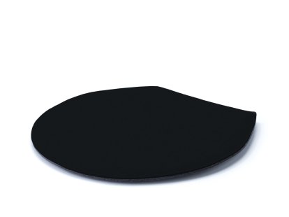 Coussin d'assise pour Chaise Fourmi, Avec rembourrage, Noir