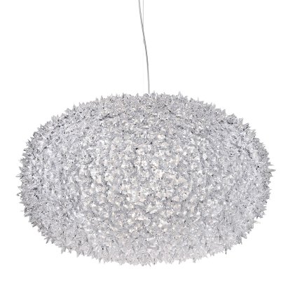 Suspension Bloom, Grand (ø 80 cm), Transparent/cristal