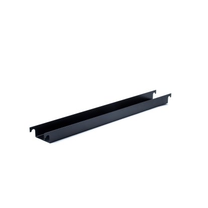 Chemin de câbles Eiermann, Pour cadre de table de 100 cm (Eiermann 2), Noir
