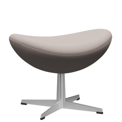 Repose-pied l'Oeuf, Christianshavn, Christianshavn 1120 - Beige clair, Aluminium satiné et poli