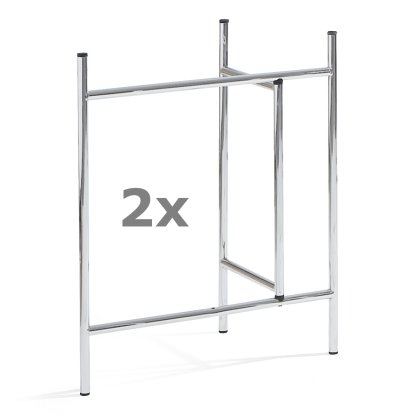 Tréteau Eiermann 3 (1 lot de 2), 78 cm, 39 cm, Acier inoxydable 