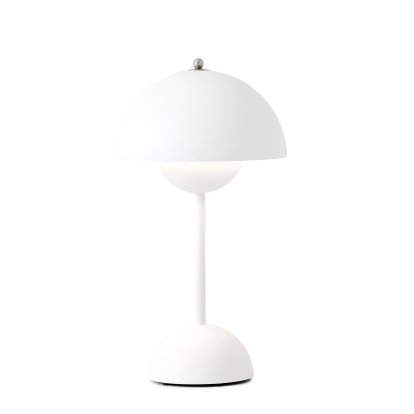 Lampe Flowerpot VP9 portable, Blanc mat