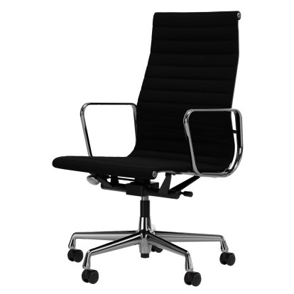 Aluminium Chair EA 119, Poli, Hopsak, Nero