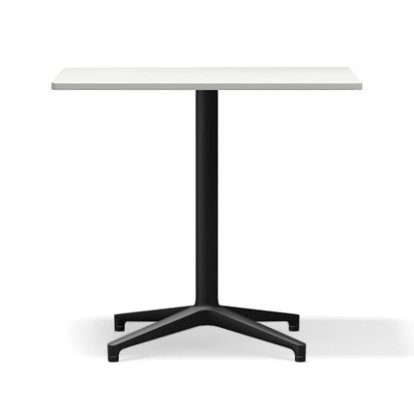 Bistro Table Indoor, Rectangulaire (640x796 mm), Mélaminé blanc